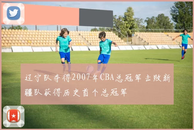 辽宁队夺得2007年CBA总冠军击败新疆队获得历史首个总冠军