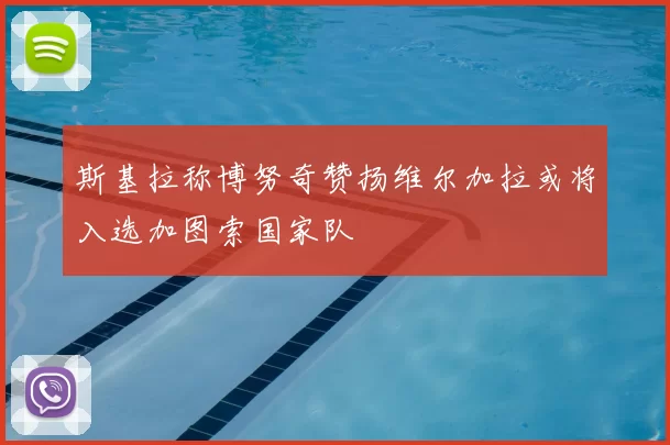 斯基拉称博努奇赞扬维尔加拉或将入选加图索国家队